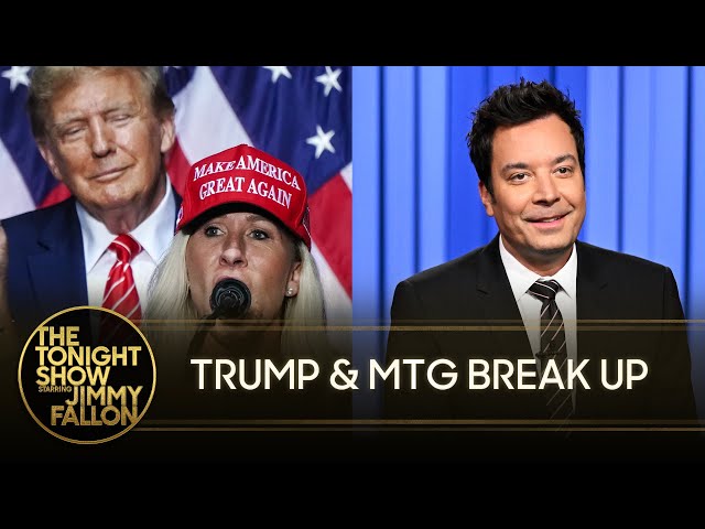 Trump Calls MTG “Marjorie Traitor Greene” Amidst Epstein Files Fallout | The Tonight Show