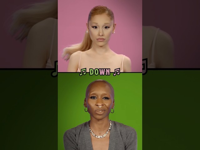 The cast of #Wicked perform a song about #WickedForGood 🩷💚 #FallonTonight