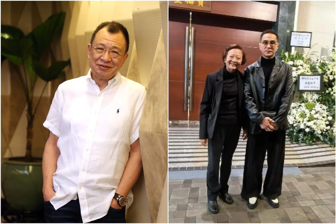 Former MP Lee Bee Wah and actor Collin Chee attend actor Benz Hui’s funeral in Hong Kong