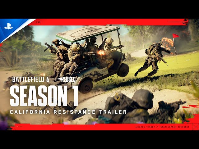 Battlefield 6 - California Resistance Gameplay Trailer | PS5 Games