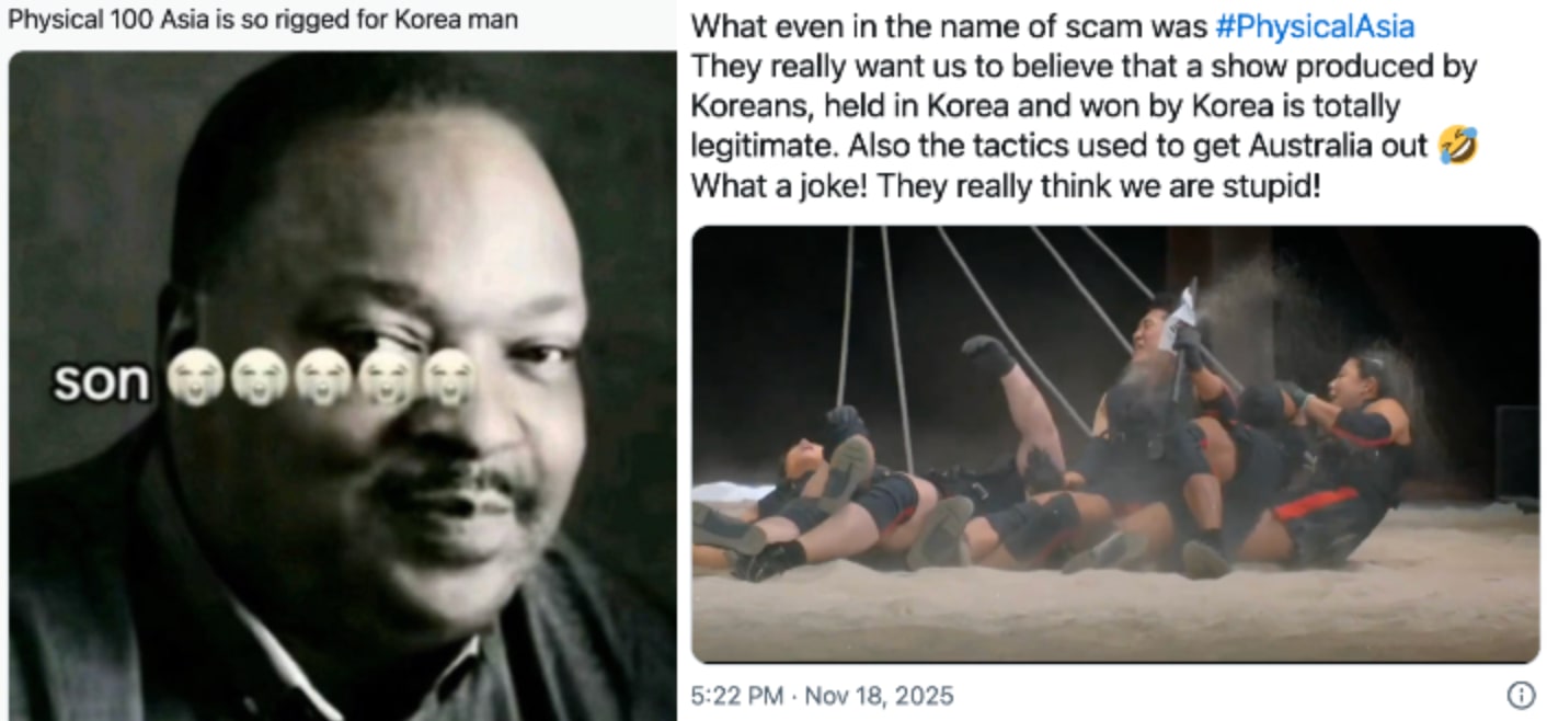 Some Physical: Asia Viewers Think It Was Rigged To Favour One Team