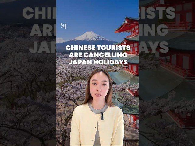 Why there might be less Chinese tourists in Japan in the autumn and next Sakura season