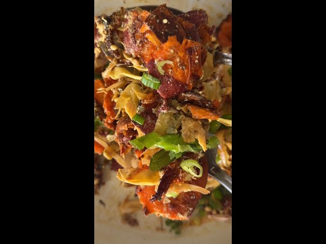 Smashed Sweet Potato Salad