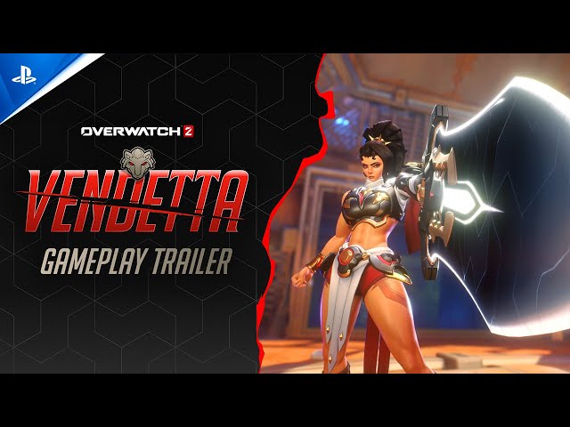 Overwatch 2 - Vendetta: New Hero Gameplay Trailer | PS5 & PS4 Games