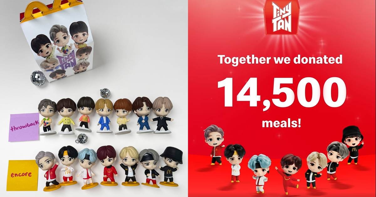 BTS fans and McDonald's in Singapore donate 14,500 Happy Meals, instead of letting food go to waste