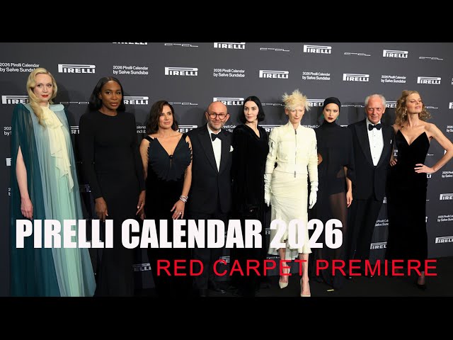PIRELLI CALENDAR 2026 Red Carpet Premiere - 4K