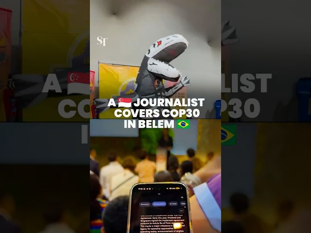 POV: Singaporean journalist covers #COP30 in Belem, Brazil