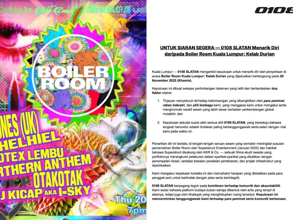 Boiler Room KL hit by withdrawal as Malaysian hip hop collective 0108 Slatan cite ties to Israel