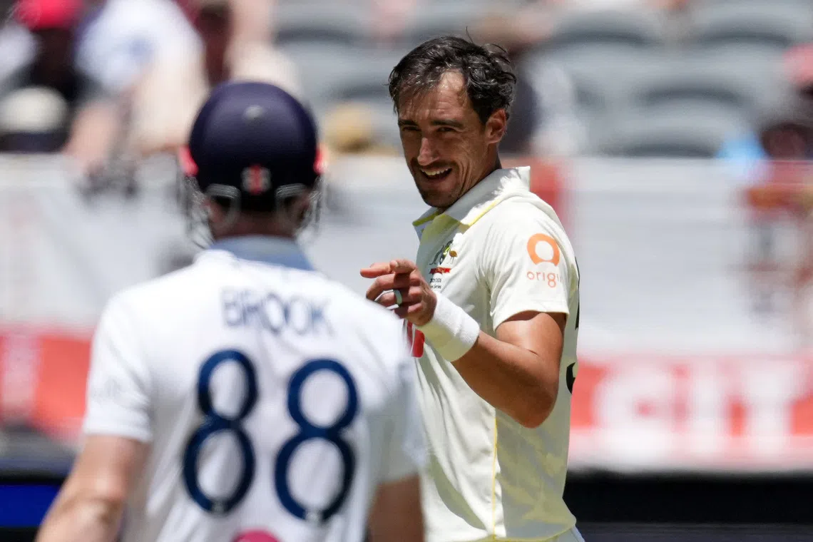 Starc leads the way with career best bowling on opening day of Ashes