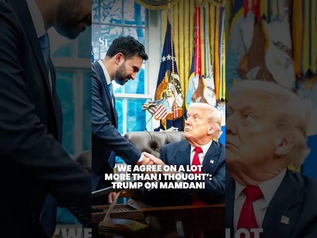 ‘We agree on a lot more than I thought’: Trump on Mamdani
