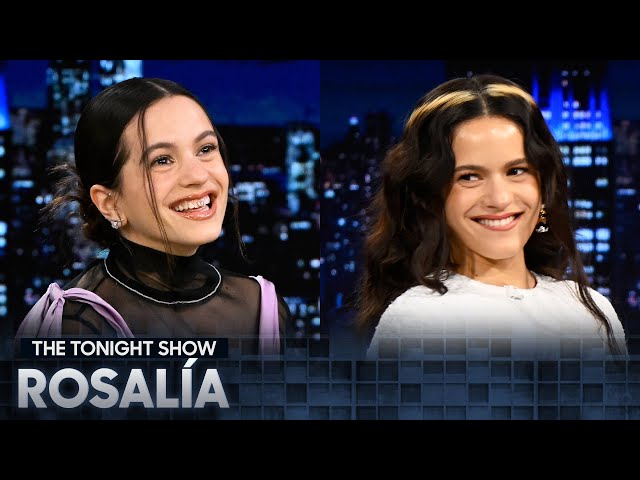 ROSALÍA Teaches Jimmy to Sing "La Perla," Reveals Texts from Harry Styles and More!