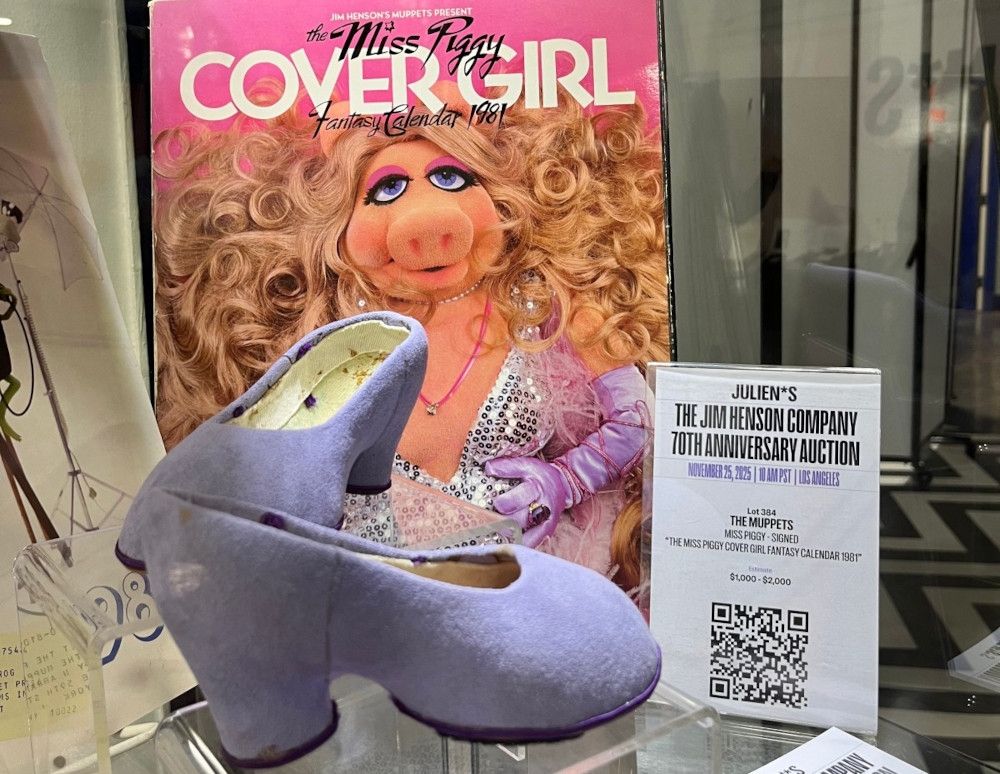 Miss Piggy’s iconic shoes among 400 Jim Henson treasures hitting the auction block