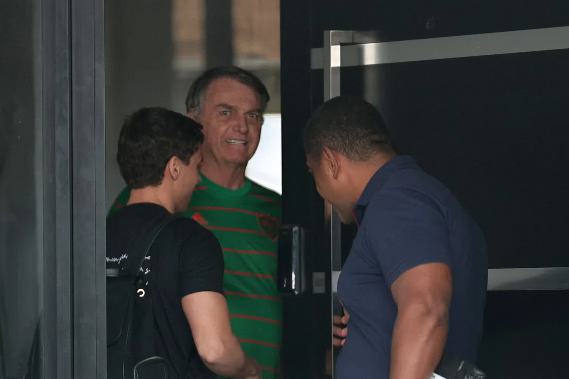 Brazil ex-president Bolsonaro detained preventatively by police