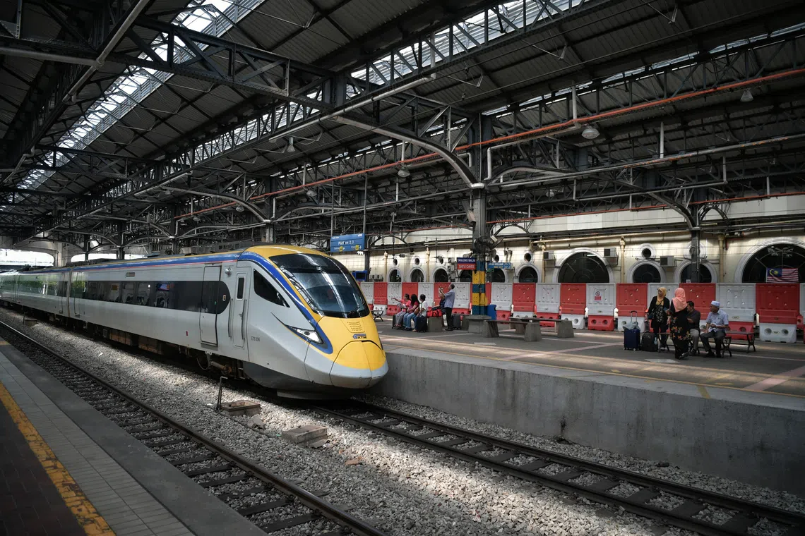 Electric train service that will link Johor Bahru to KL to commence operations on Dec 12