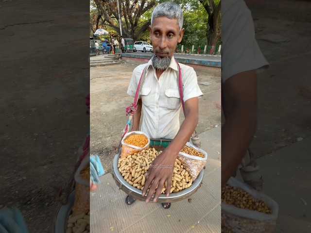 Hardworking Uncle Sells Roasted Peanut By Walking