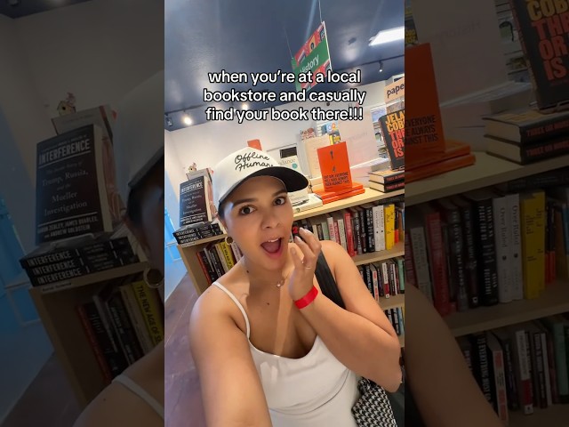 Did NOT expect to see my book here 😭📖