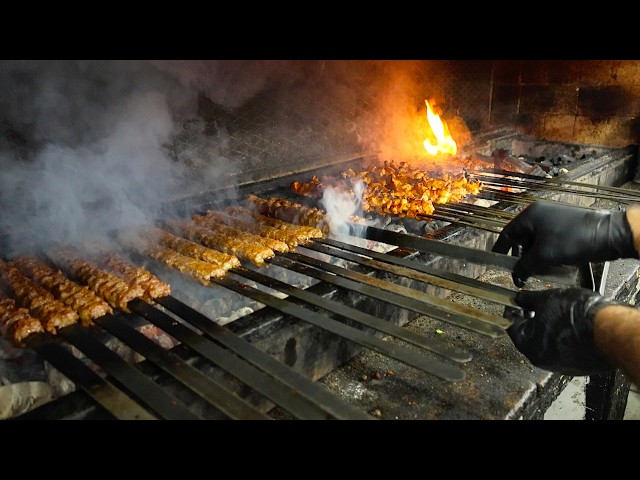Amazing Turkish Kebab Cooking Skills - Turkish Street Food