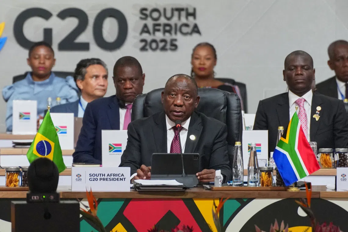 South Africa says G20 summit outcome renews commitment to multilateralism