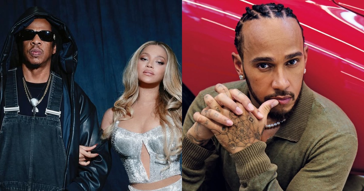 Beyonce and Jay Z join Lewis Hamilton at F1 Las Vegas Grand Prix