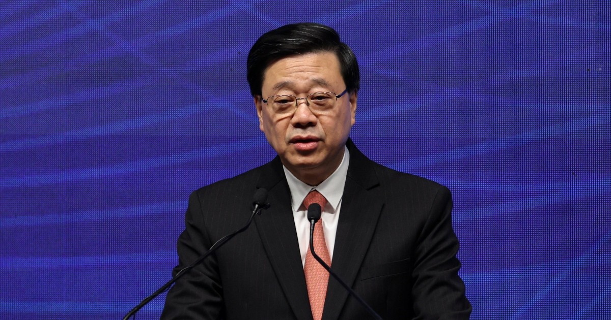 Hong Kong leader backs China's policy on Japan in first remarks on dispute