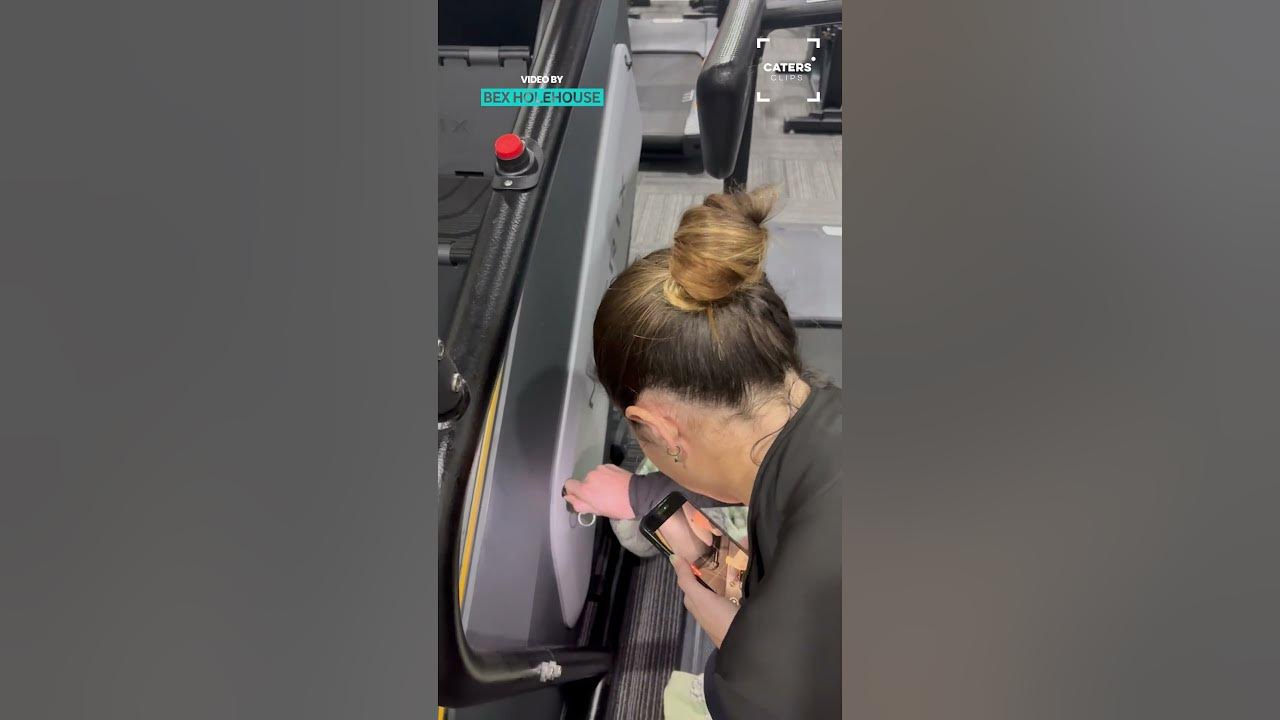 Lost Keys In The Stairmaster  #gymfails #fails