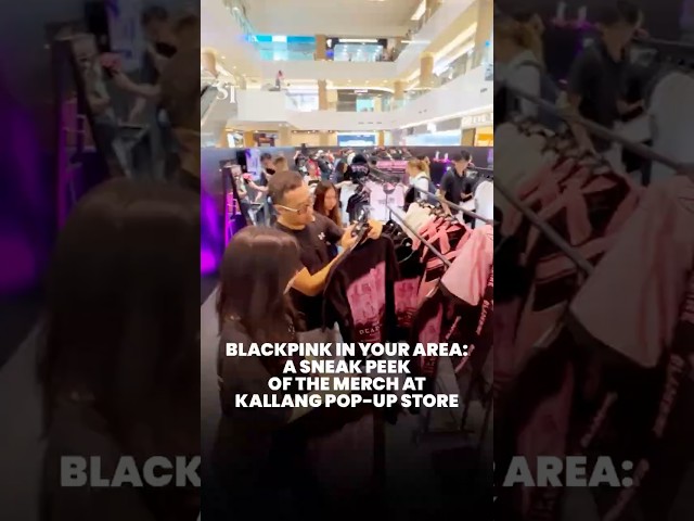 Blackpink World Tour Deadline Pop-up Store opens in Singapore