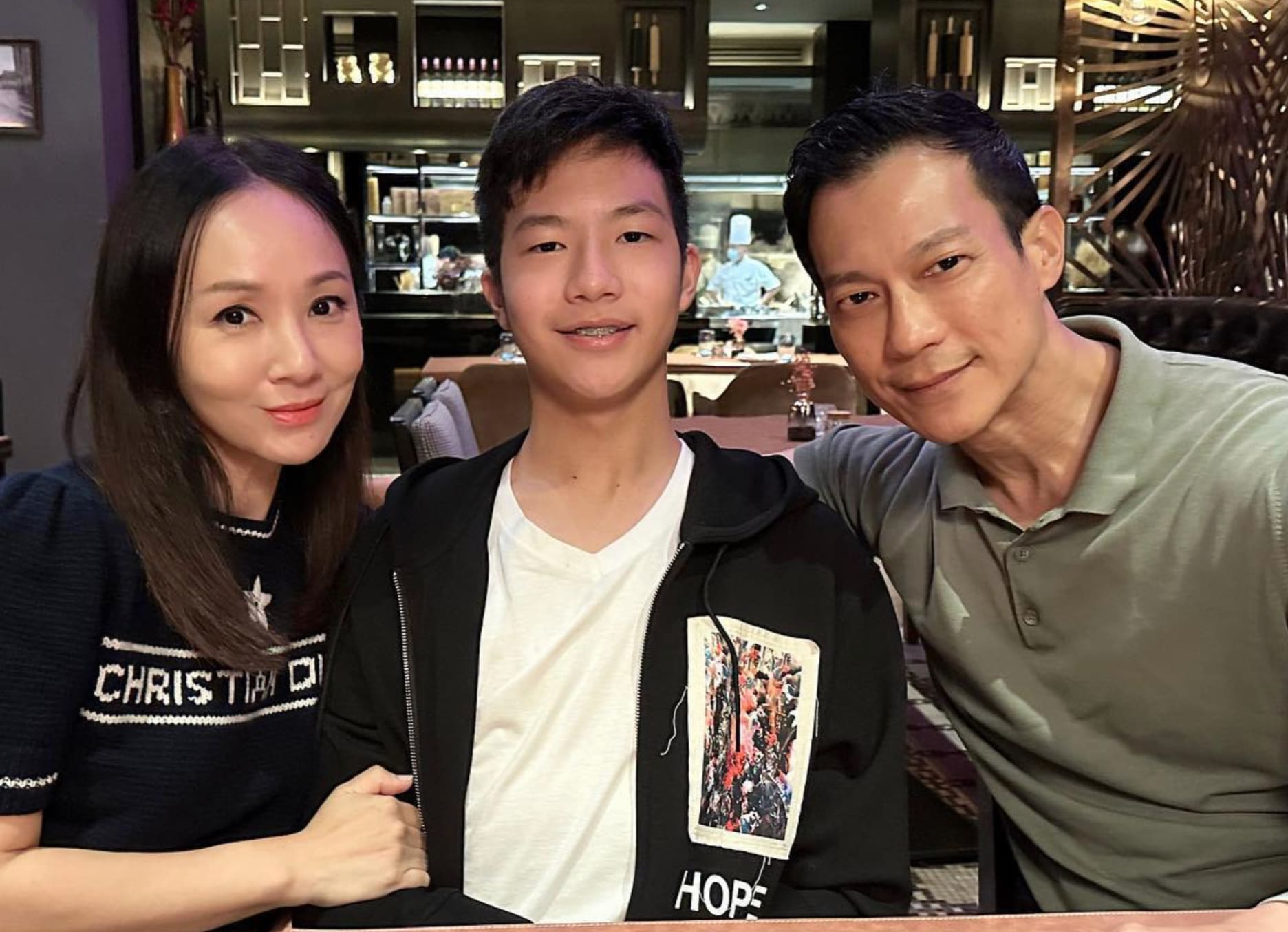 Diana Ser’s Son Looks Like A K-Drama Star At OCS Commissioning Parade