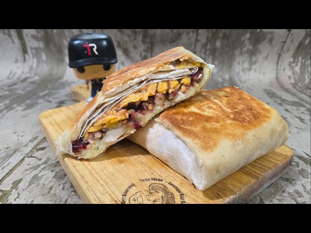 Thanksgiving Leftovers Crunch Wrap – The Best Way to Use Leftover Turkey