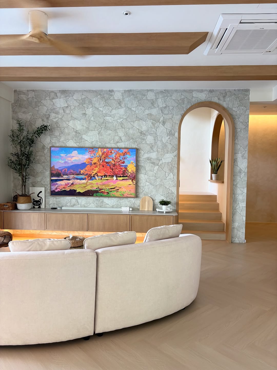 Taufik Batisah and wife reveal renovated Bali-themed terrace house dream home