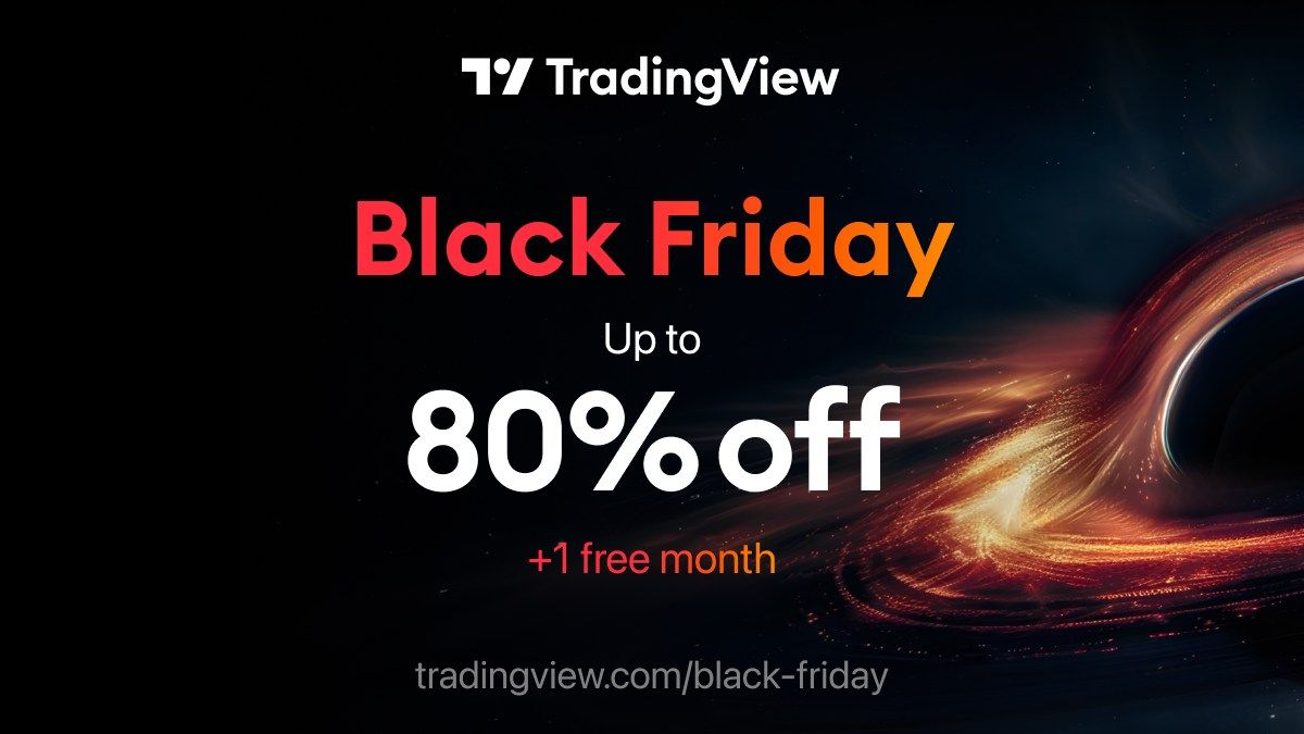TradingView offers up to 80% off for Black Friday