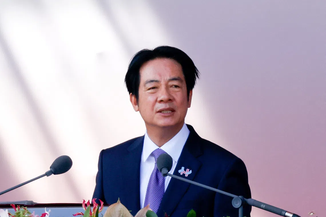 Taiwan’s President Lai says he will propose extra $52b in defence spending