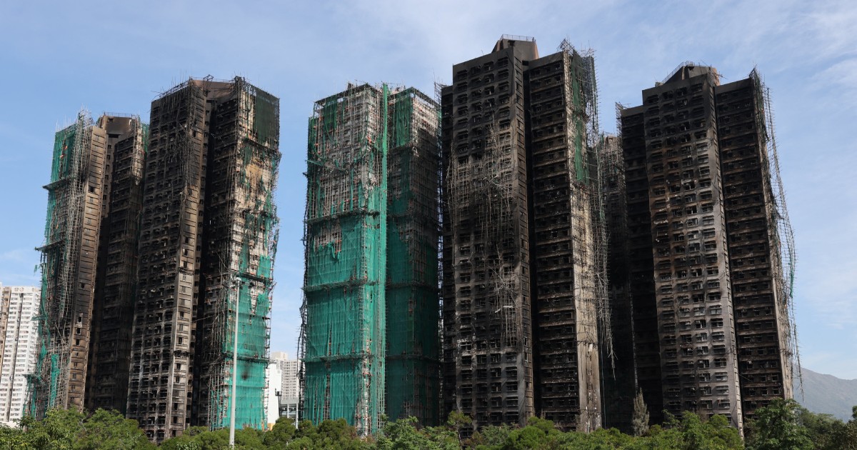 How does the Hong Kong tower fire compare to other recent building blazes?