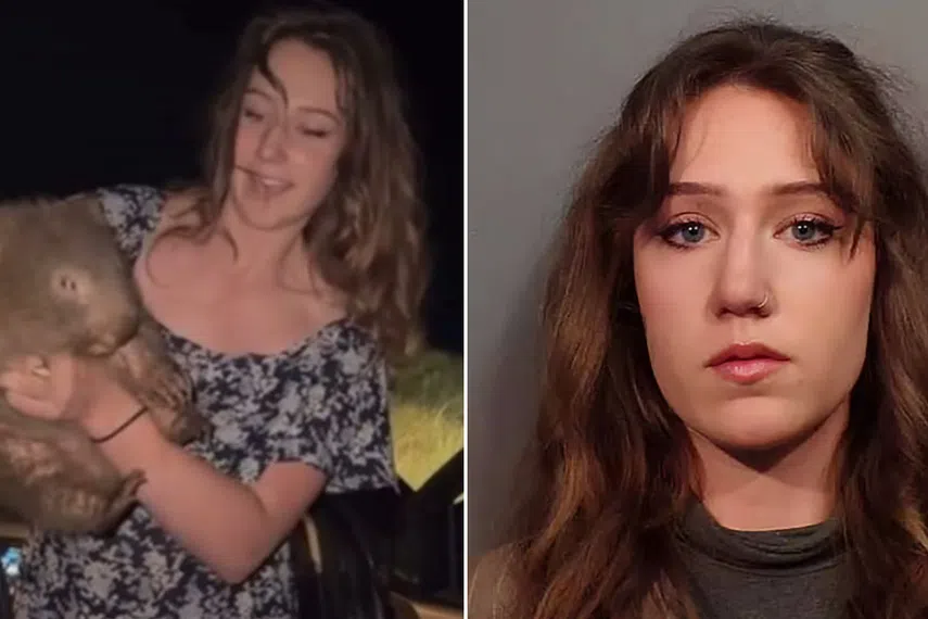 US influencer who once sparked outrage for snatching wombat from its mum arrested on hunting charges