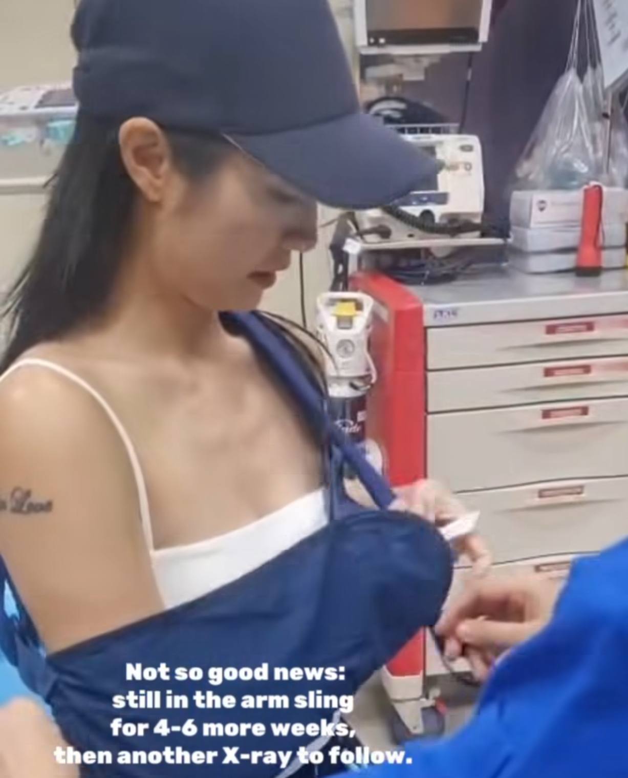 Ferlyn G Cried When She Fractured Her Collarbone, But Not Because Of The Pain