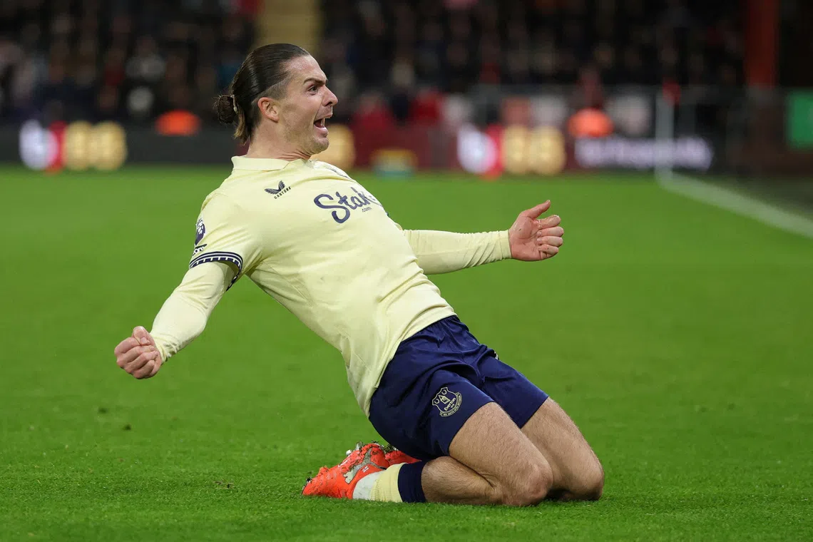 Grealish winner earns Everton 1-0 victory at Bournemouth