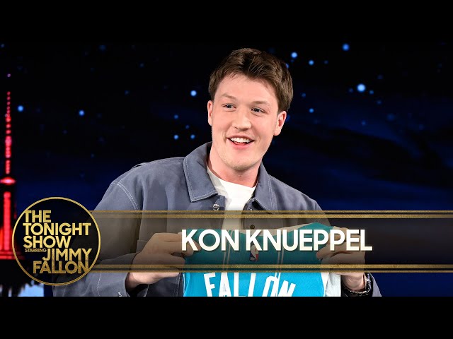 Kon Knueppel Had the Charlotte Hornets Over for a Family Dinner at Home | The Tonight Show