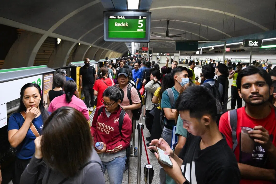 Timely information is critical to prevent confusion when MRT services are down