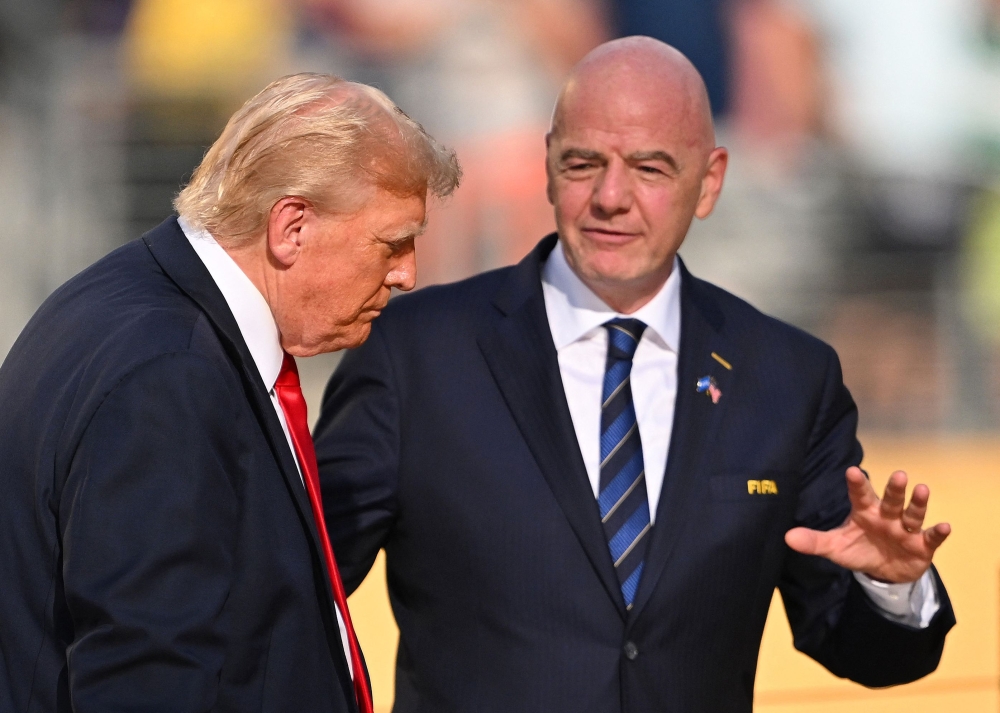 Trump, Infantino bromance in spotlight ahead of World Cup draw