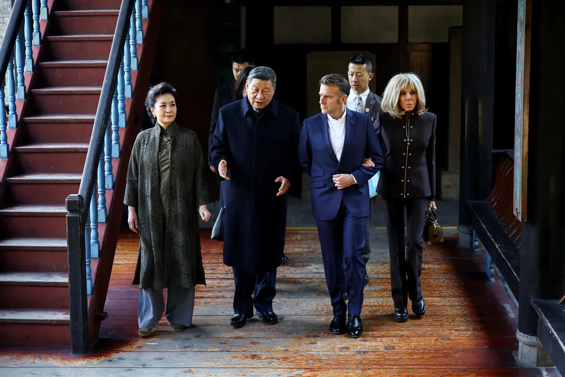 Xi joins Macron in southwest China on rare trip with a global leader outside Beijing
