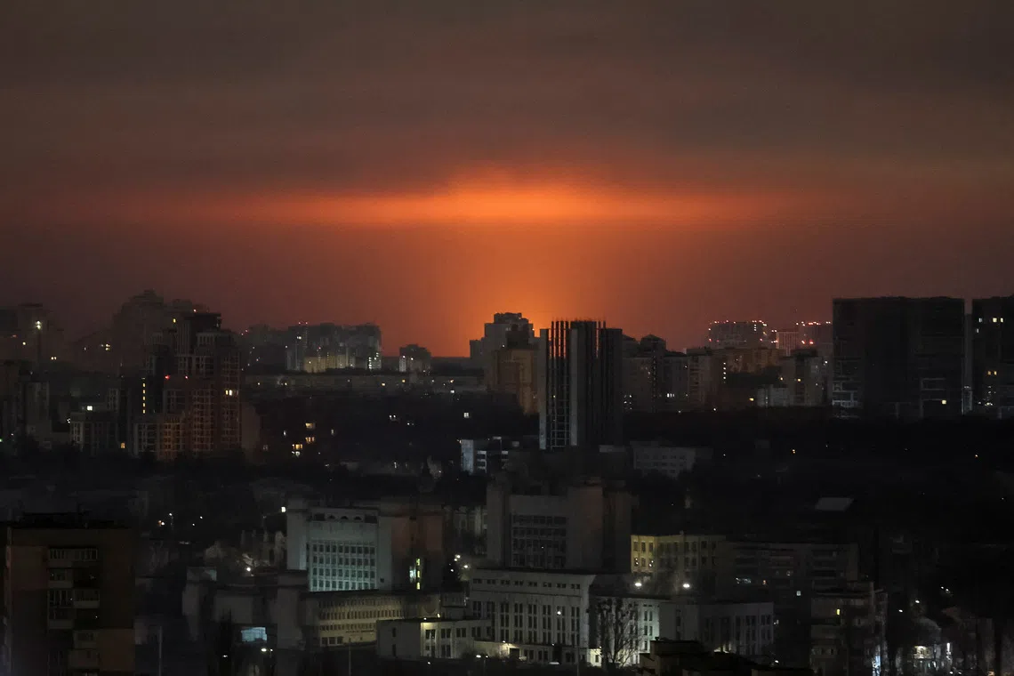 Russian drones, missiles hit railway hub near Ukraine's capital, railway says