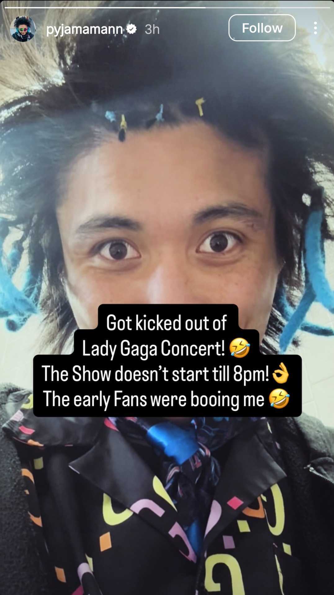 Serial intruder infamous for rushing Ariana Grande in Singapore kicked out of Lady Gaga's Brisbane concert