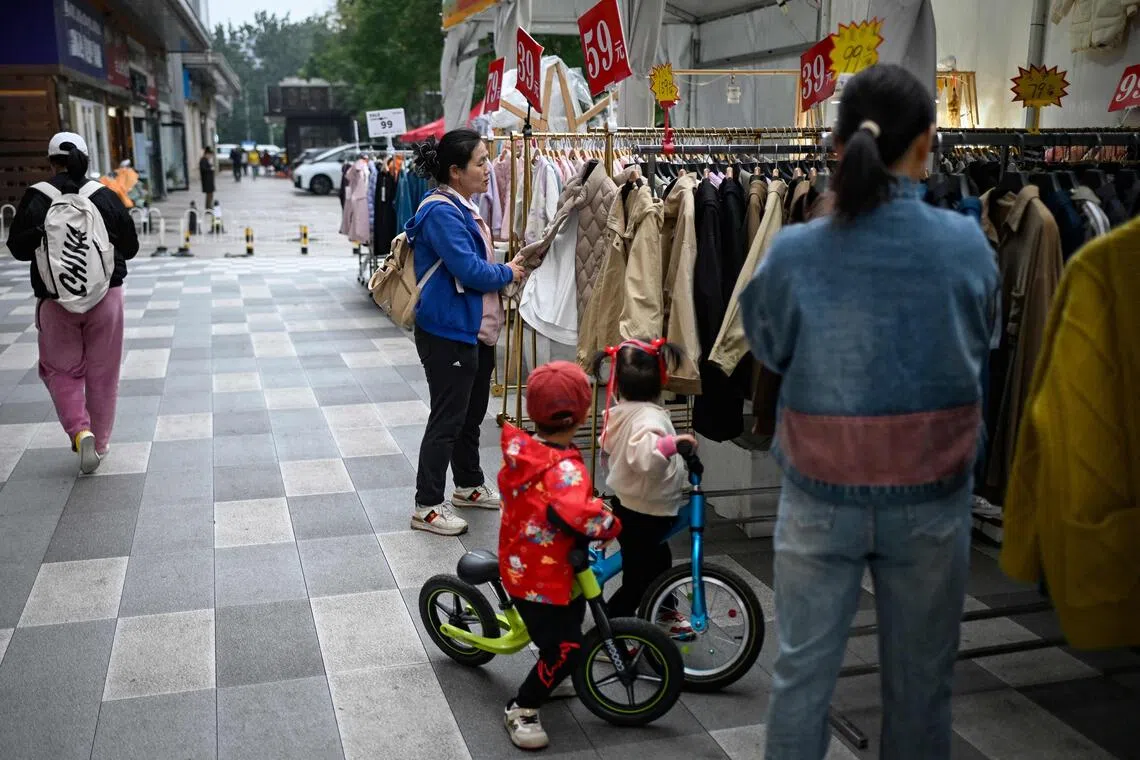 China retail sales weaken to worst outside Covid as growth slows