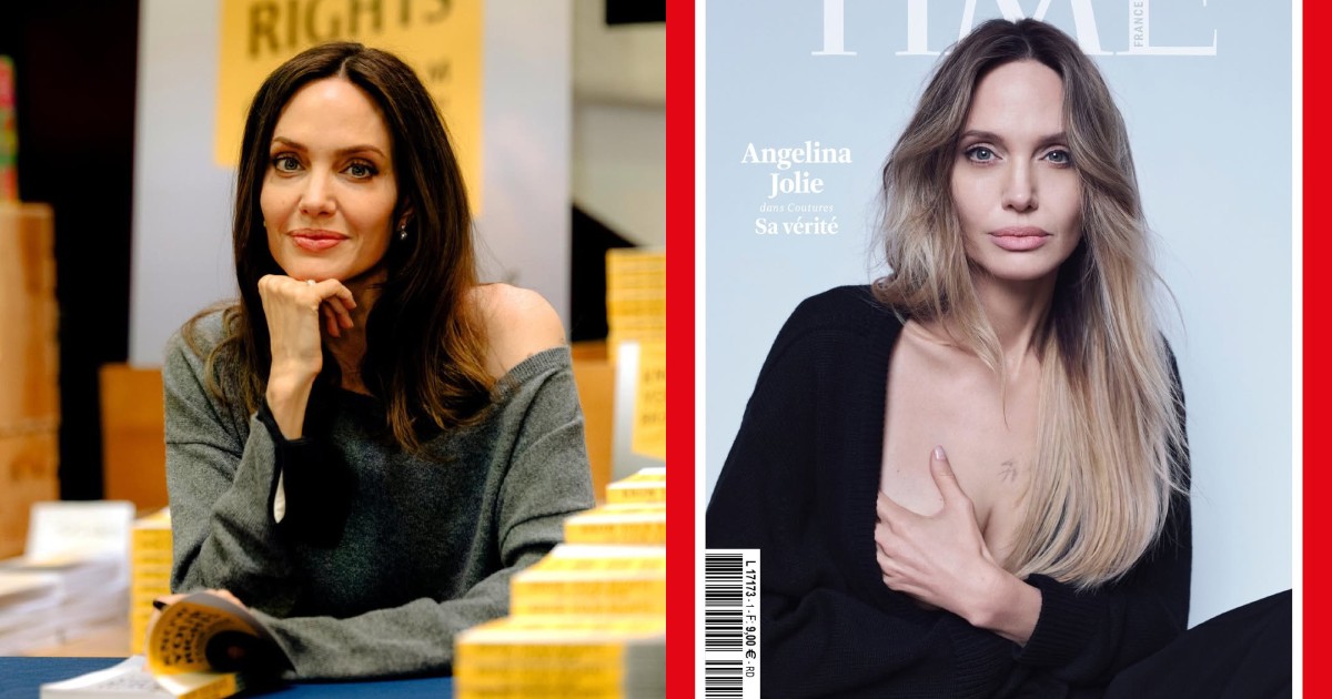 Angelina Jolie reveals mastectomy scars in new photoshoot
