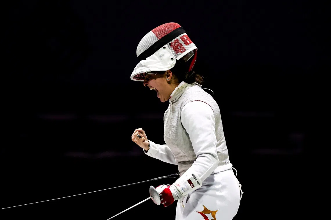 SEA Games 2025: A family surprise inspires fencer Amita Berthier to top of the podium