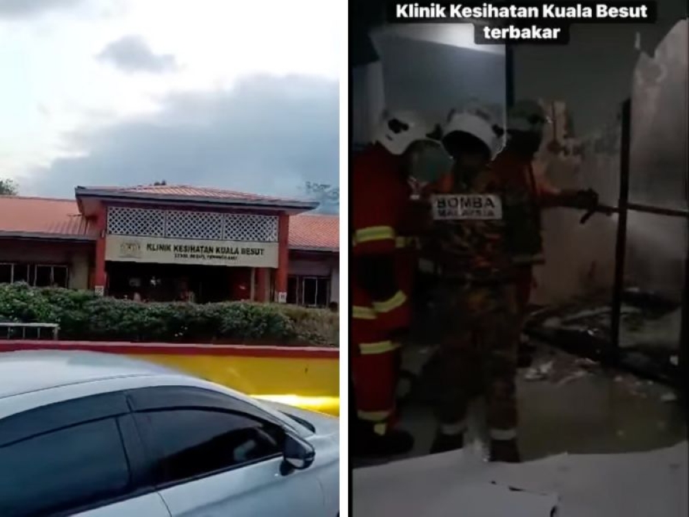 Fire breaks out in Kuala Besut Health Clinic file room, staff help limit damage