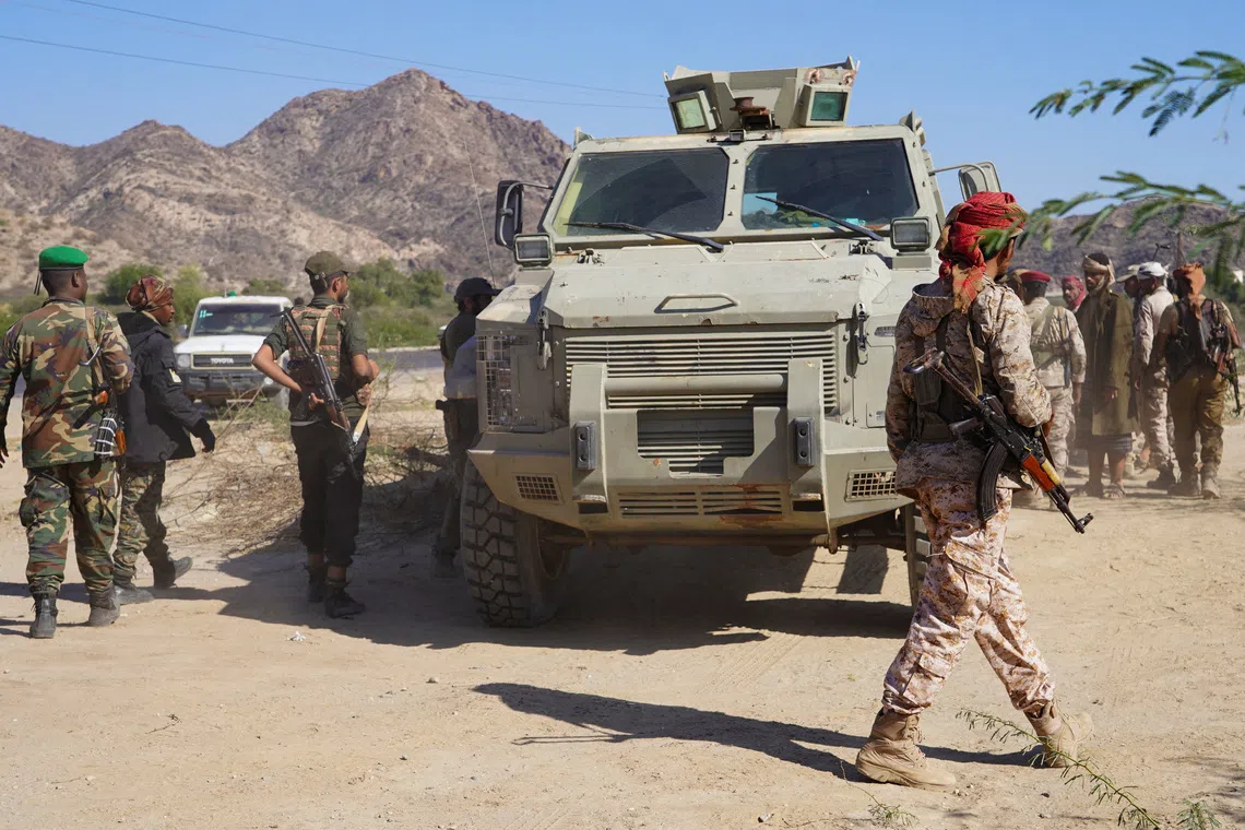Yemen's Saudi-led coalition says it will deal with military moves in Hadramout