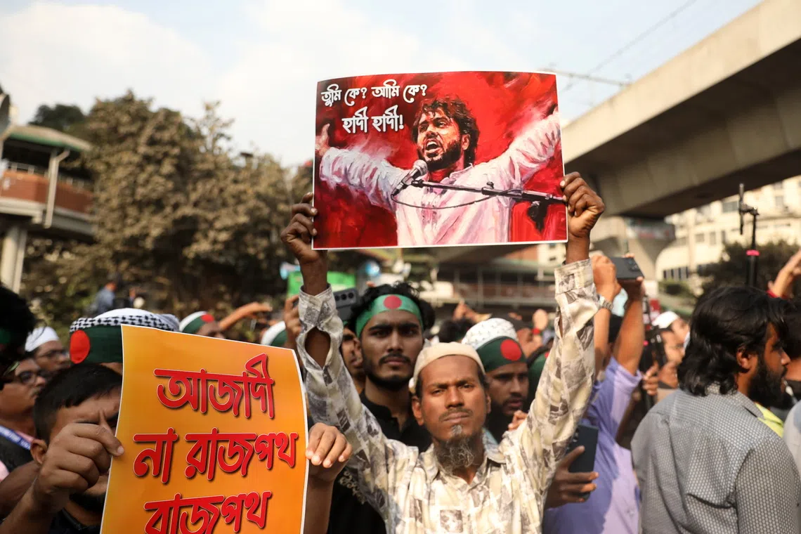 Bangladesh police say student leader Sharif Osman Hadi’s killers fled to India