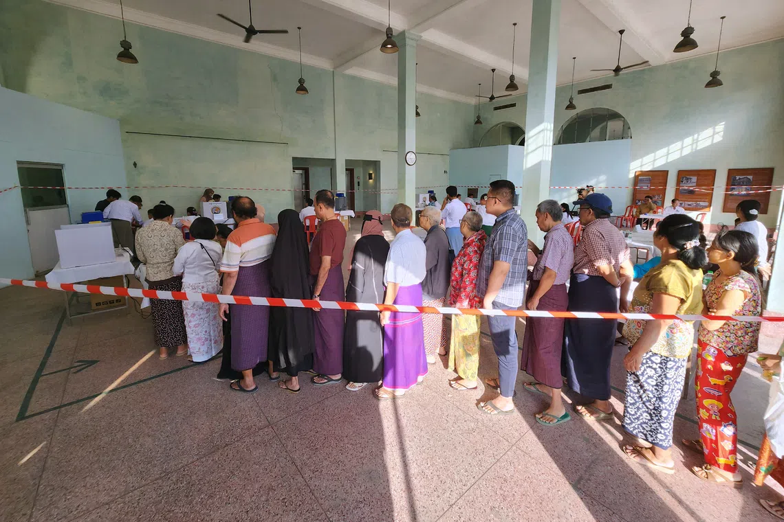 Myanmar holds election for first time since 2021 military coup, but some are not voting