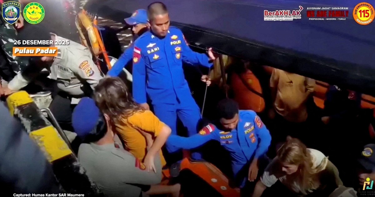 Indonesian authorities recover body during search for drowned Spanish football coach and his children