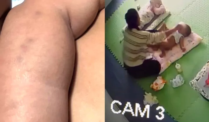 [Watch] Six-Month-Old Baby Allegedly Abused At Daycare: Mother Releases 14 CCTV Videos In Cry For Justice